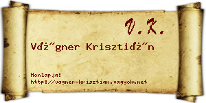 Vágner Krisztián névjegykártya